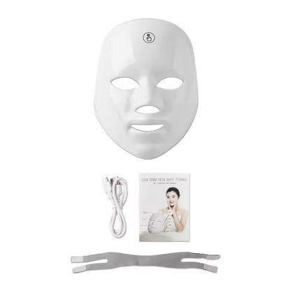 Mascara Facial Led y Cepillo Alisador de regalo
