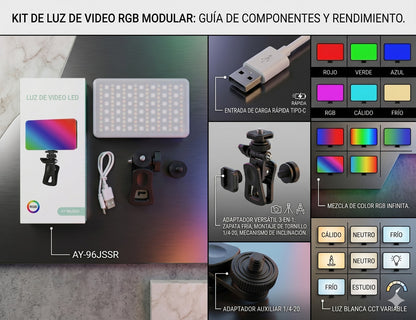 LUZ LED PORTATIL AY-96J