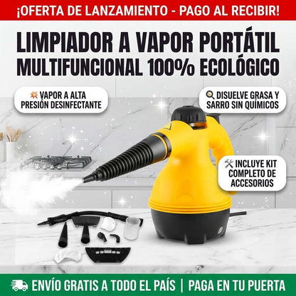 Limpiador a vapor portatil